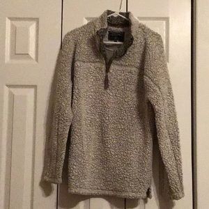 True Grit Sherpa Pullover quarter zip